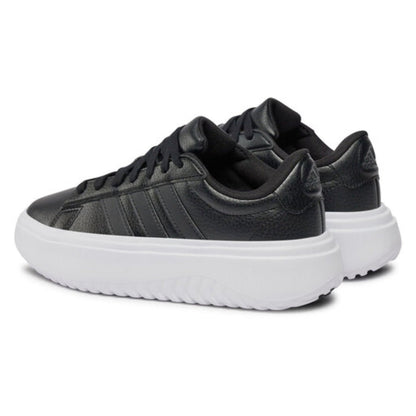 adidas Women's Grand Court Platform (Core Black / Core Black / Carbon)