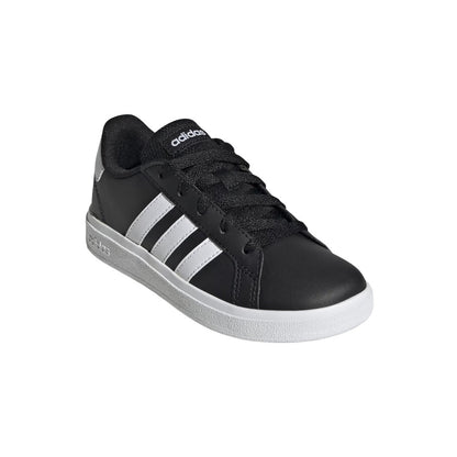 adidas Youth Grand Court 2.0 (Core Black / Cloud White / Core Black)