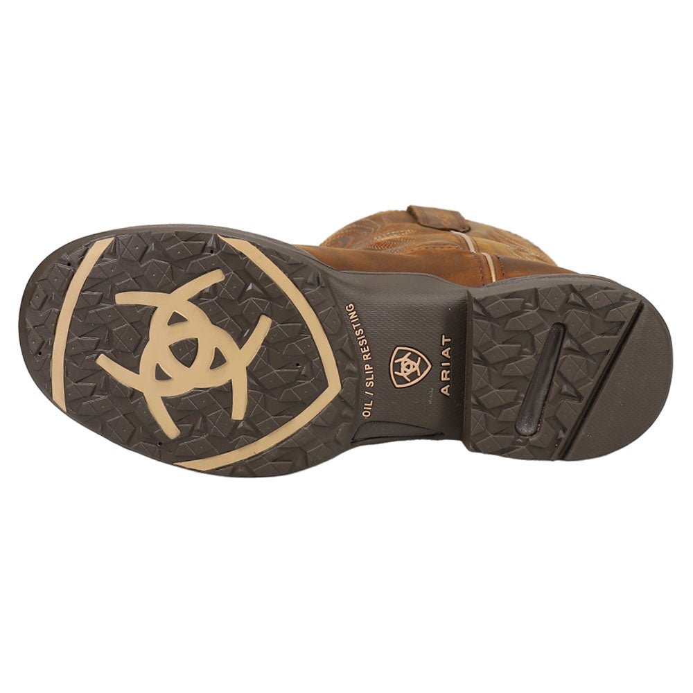 Anthem Shortie H20 Embroidery Round Toe Pull On Cowboy Boots - SundialAnthem Shortie H20 Embroidery Round Toe Pull On Cowboy Boots