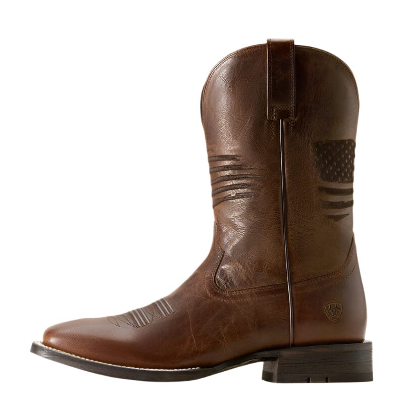 Ariat Men's Circuit Patriot Weathered Tan Western Boots 10029699
