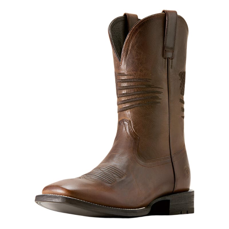 Ariat Men's Circuit Patriot Weathered Tan Western Boots 10029699