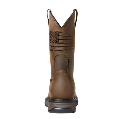 Ariat Mens WorkHog XT Patriot Waterproof Carbon Toe Work Boot 10036002