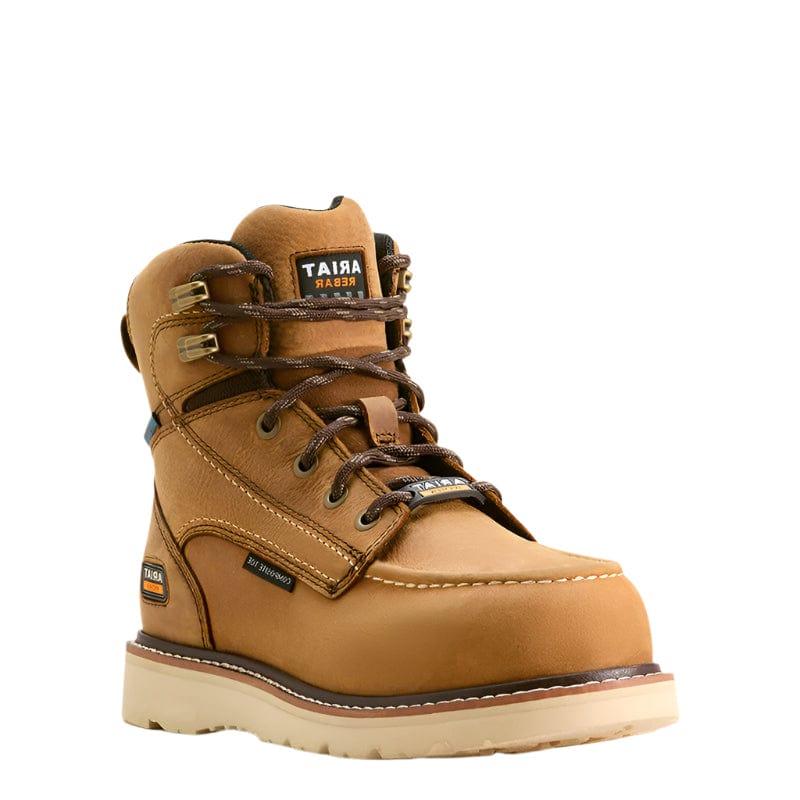 Ariat Women's Rebar Wedge Moc Toe Waterproof Composite Toe Work Boot 10053717