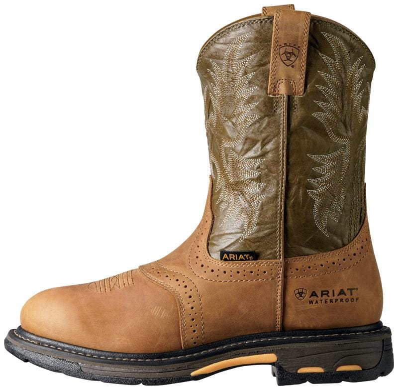 Ariat Men's Aged Bark WorkHog Waterproof Composite Toe Work Boots 10008635