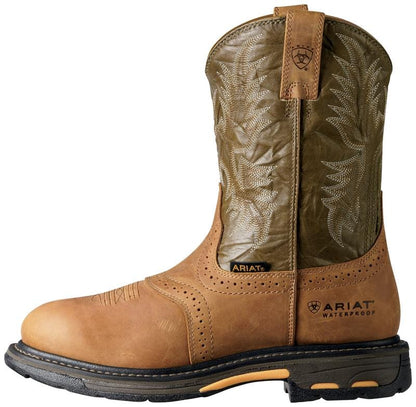 Ariat Men's Aged Bark WorkHog Waterproof Composite Toe Work Boots 10008635