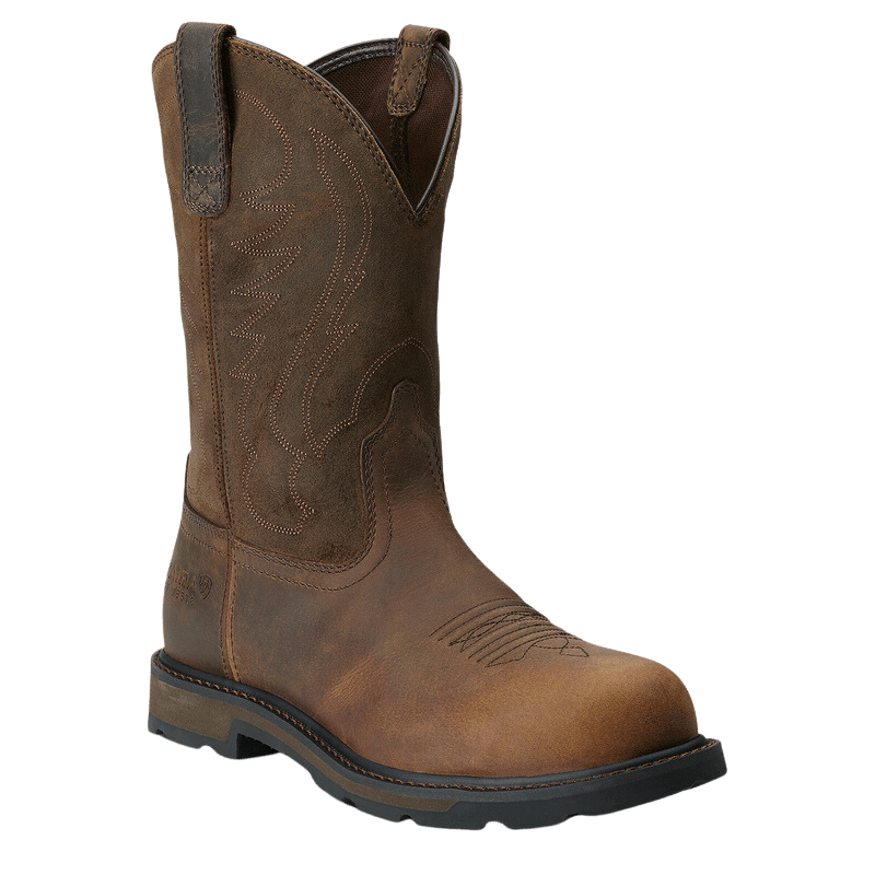 Ariat Men's Brown Groundbreaker Steel Toe Work Boots 10014241