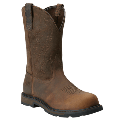 Ariat Men's Brown Groundbreaker Steel Toe Work Boots 10014241
