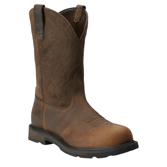 Ariat Men's Brown Groundbreaker Steel Toe Work Boots 10014241