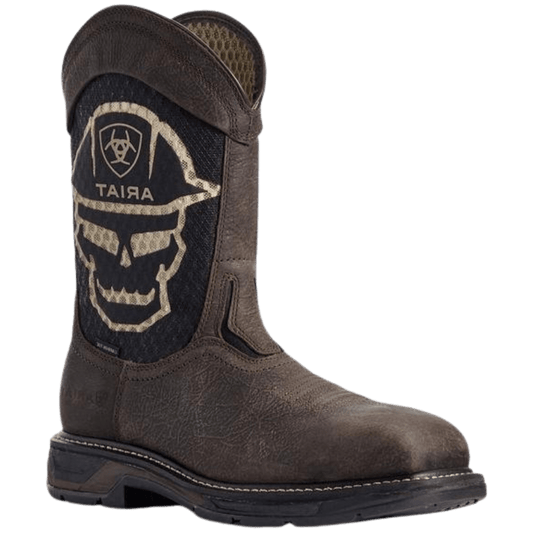 Ariat Men's WorkHog XT VentTEK Iron Coffee Carbon Toe Work Boots 10031507