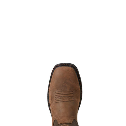 Ariat Men's Palm Brown Groundbreaker Waterproof Steel Toe Work Boots 10015196