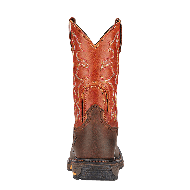 Ariat Men's WorkHog Wide Square Toe Dark Earth/Brick Work Boots 10005888