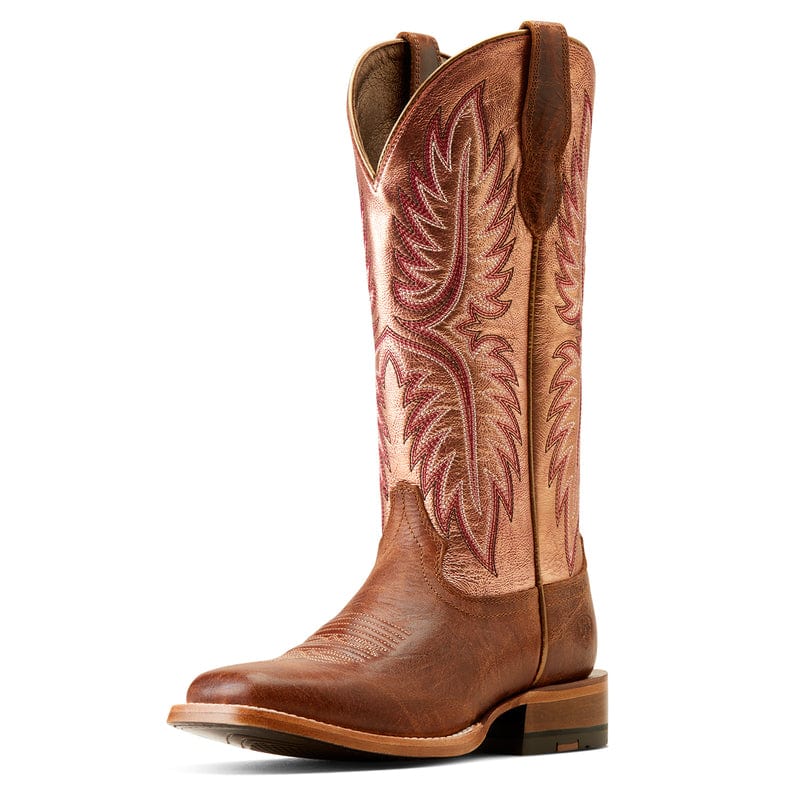 Ariat Women's Frontier Calamity Jane Bite The Dust Brown Square Toe Western Boots 10051024
