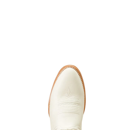 Ariat Women's Saylor StretchFit Blanco White Round Toe Western Boot 10046965