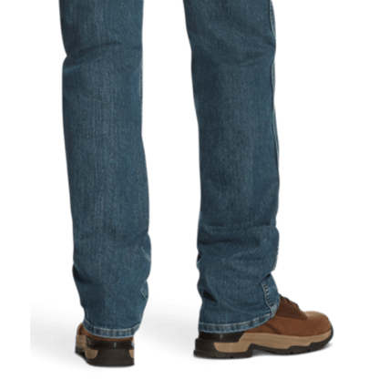 Ariat Men's Rebar M4 Relaxed DuraStretch Basic Boot Cut Jeans 10016221