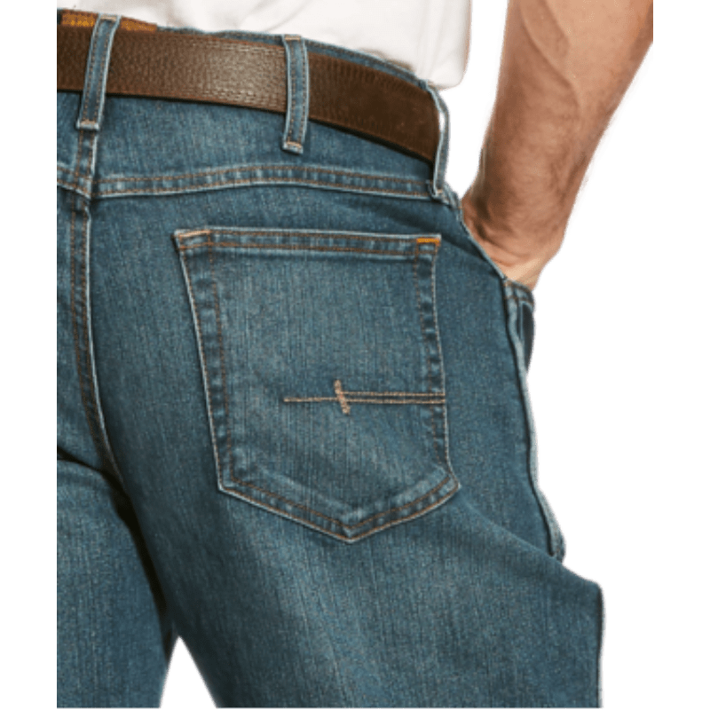 Ariat Men's Rebar M4 Relaxed DuraStretch Basic Boot Cut Jeans 10016221