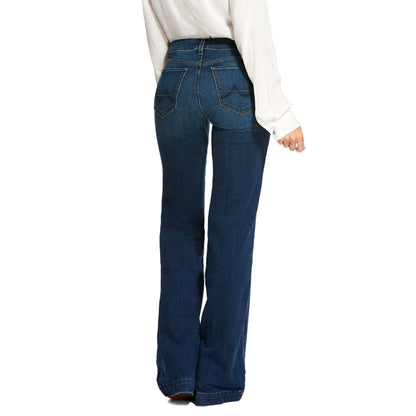 Ariat Women's Kelsea Mid Rise Stretch Wide Leg Jeans 10027695