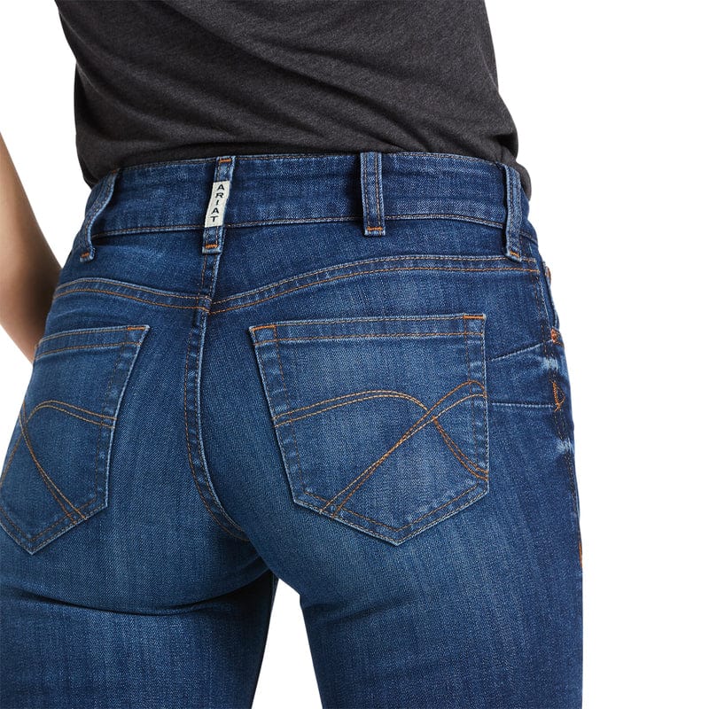 Ariat Women's REAL Candice Mid Rise Straight Leg Jeans 10039608