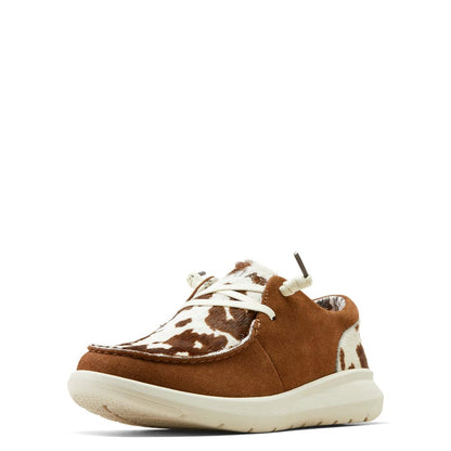 Ariat Women's Hilo Ginger Suede Cow Hair Slip On Shoes 10050973