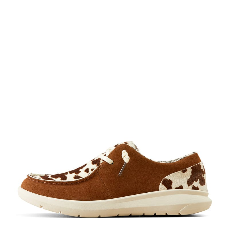 Ariat Women's Hilo Ginger Suede Cow Hair Slip On Shoes 10050973