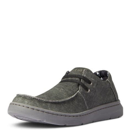 Ariat Men's Hilo Charcoal Canvas Slip On Shoes 10038391