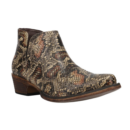 Ava Snake Snip Toe Cowboy Booties - SundialAva Snake Snip Toe Cowboy Booties