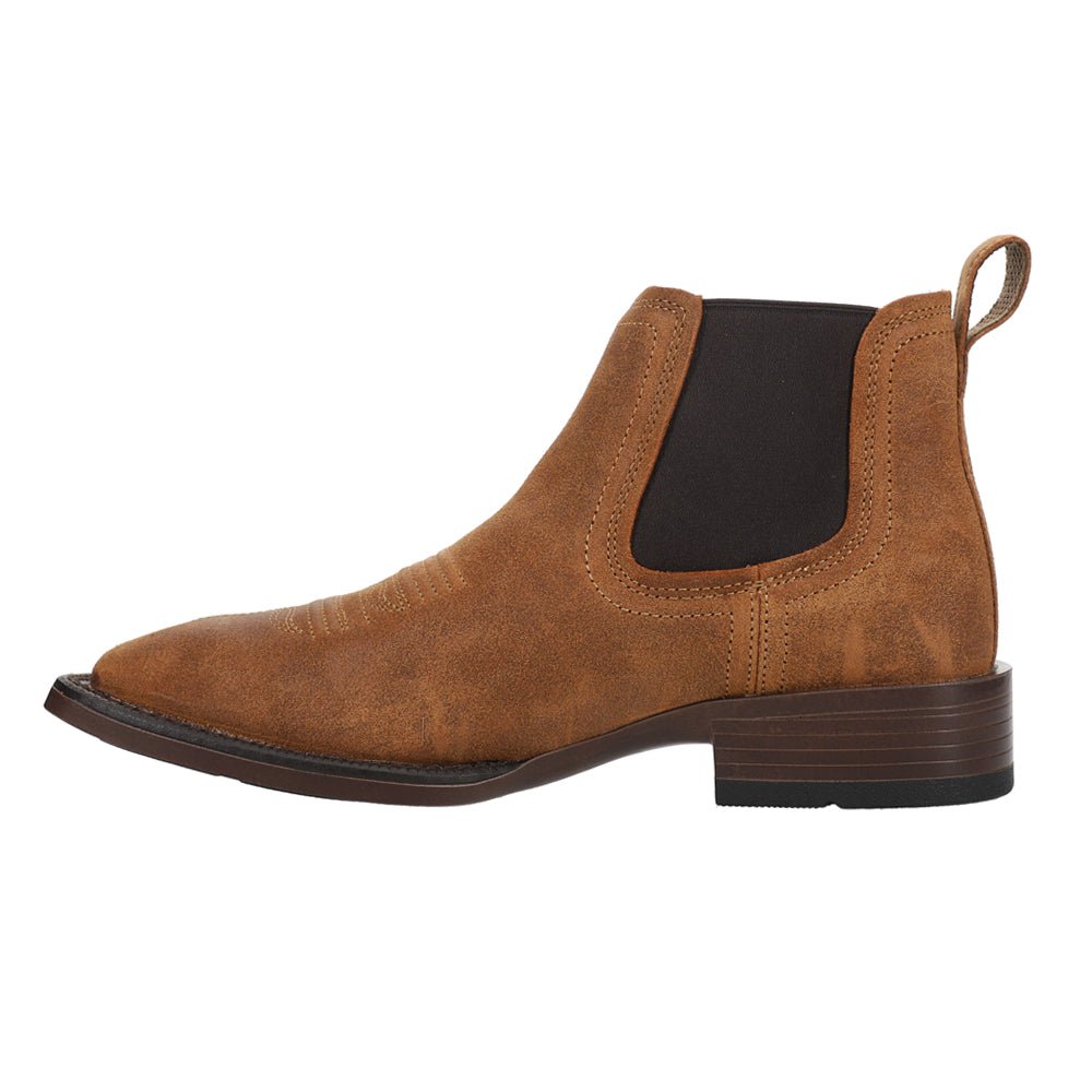 Booker Ultra Embroidered Square Toe Chelsea Boots - SundialBooker Ultra Embroidered Square Toe Chelsea Boots