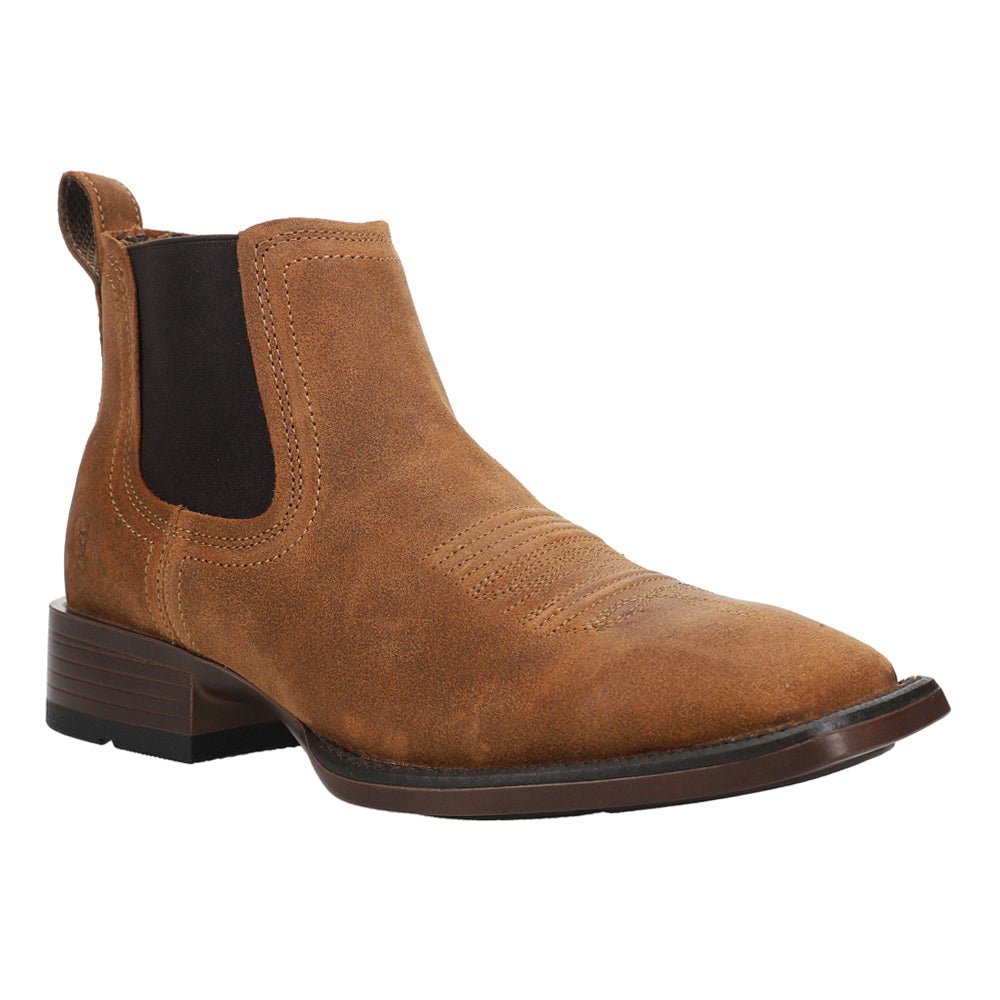 Booker Ultra Embroidered Square Toe Chelsea Boots - SundialBooker Ultra Embroidered Square Toe Chelsea Boots