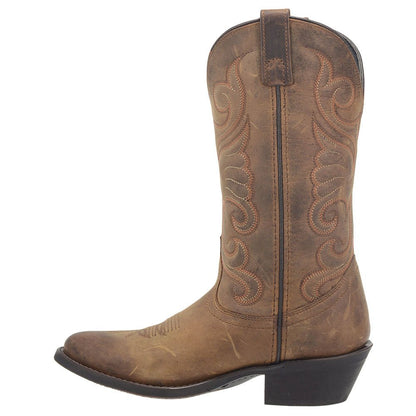 Bridget Embroidered Round Toe Cowboy Boots - SundialBridget Embroidered Round Toe Cowboy Boots