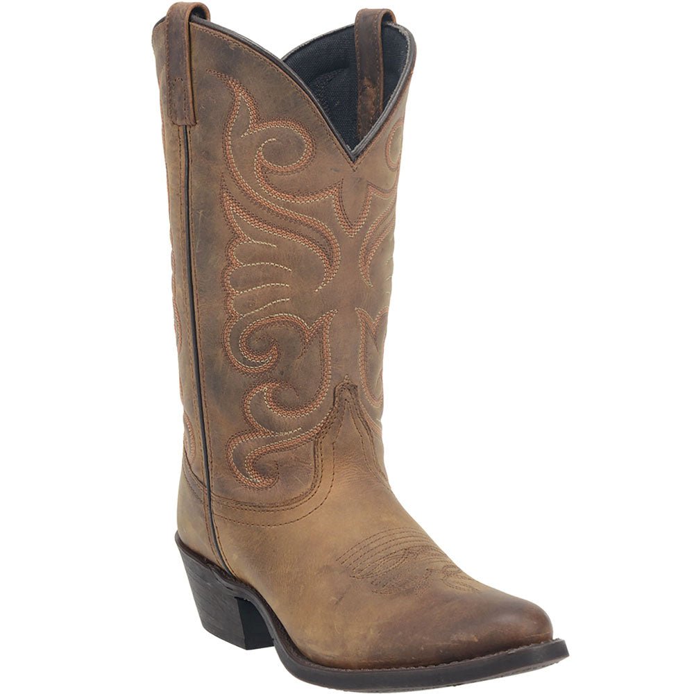 Bridget Embroidered Round Toe Cowboy Boots - SundialBridget Embroidered Round Toe Cowboy Boots
