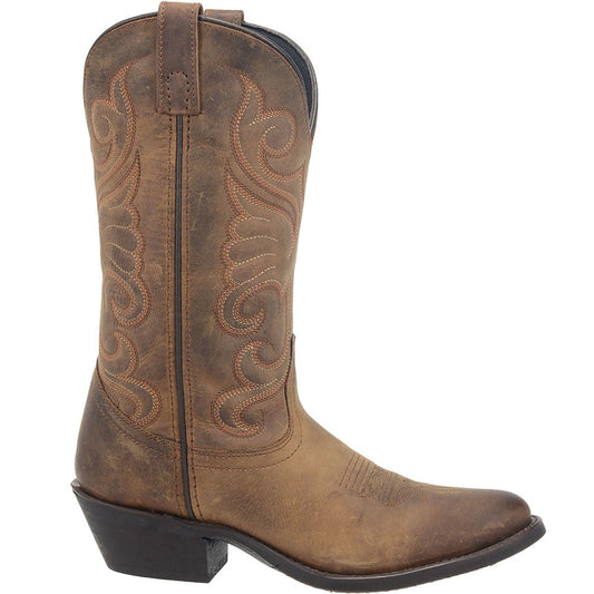Bridget Embroidered Round Toe Cowboy Boots - SundialBridget Embroidered Round Toe Cowboy Boots