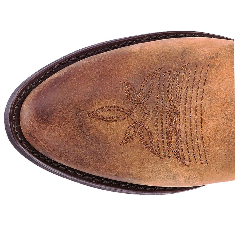 Bridget Embroidered Round Toe Cowboy Boots - SundialBridget Embroidered Round Toe Cowboy Boots