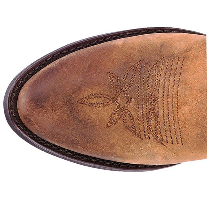Bridget Embroidered Round Toe Cowboy Boots - SundialBridget Embroidered Round Toe Cowboy Boots