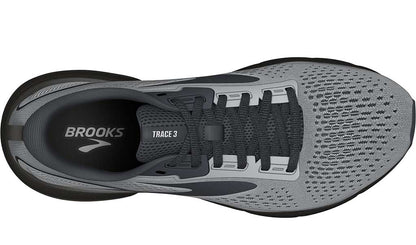 Brooks Men's Trace 3 Grey Black Ebony - SundialBrooks Men's Trace 3 Grey Black Ebony