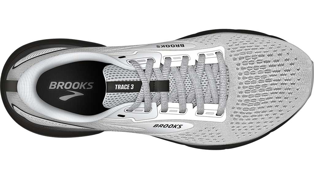Brooks Women's Trace 3 White Oyster Black - SundialBrooks Women's Trace 3 White Oyster Black