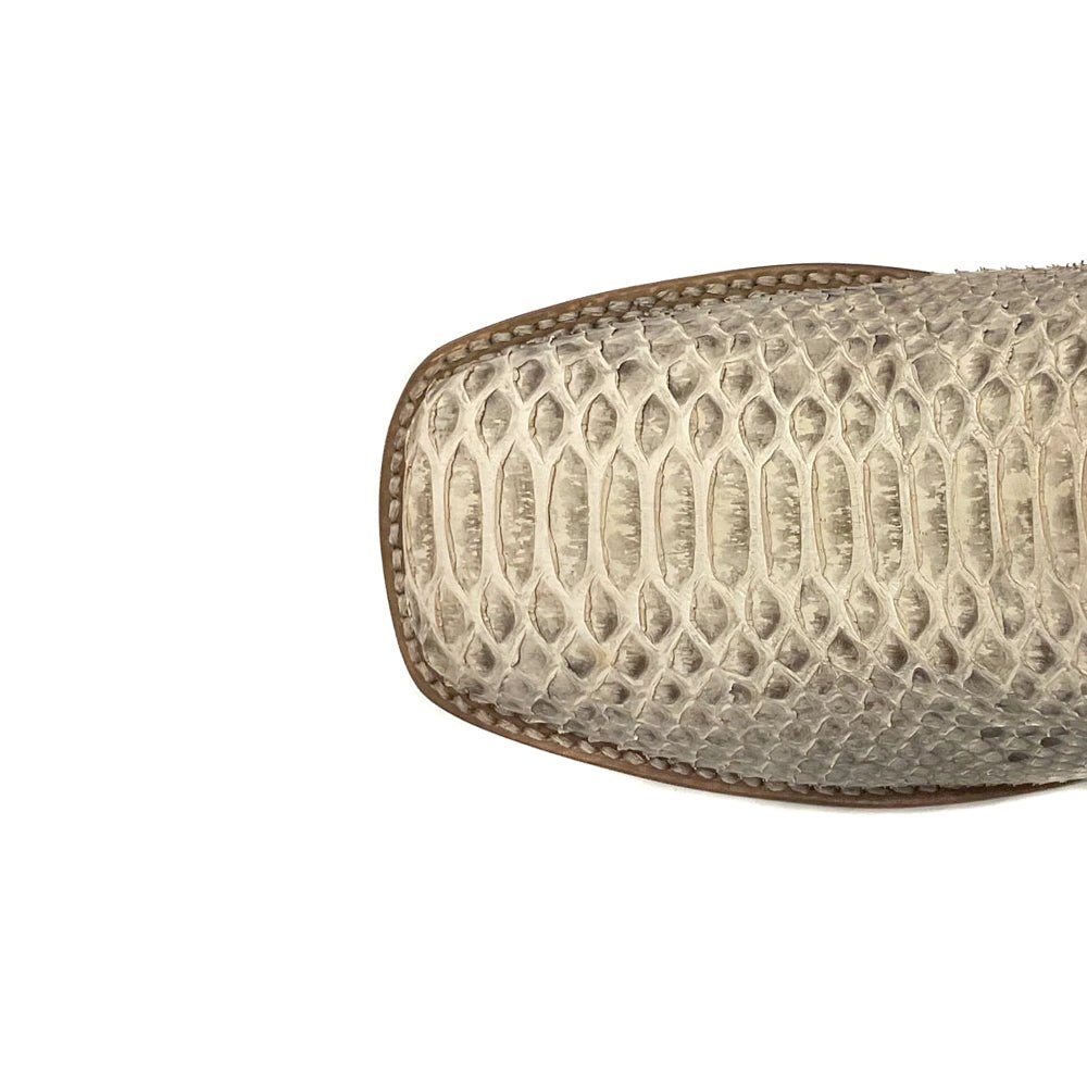 Brutus Embroidered Snake Square Toe Pull On Cowboy Boots - SundialBrutus Embroidered Snake Square Toe Pull On Cowboy Boots