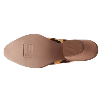 Calico Leopard Round Toe Mule Slip On Boots - SundialCalico Leopard Round Toe Mule Slip On Boots