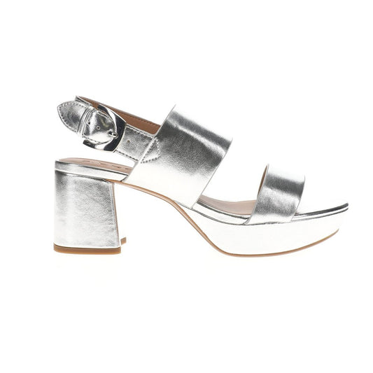 Camilia Metallic Block Heel Slingback Sandals - SundialCamilia Metallic Block Heel Slingback Sandals