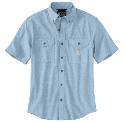 Carhartt Loose Fit Midweight Chambray Short - Sleeve Shirt - SundialCarhartt Loose Fit Midweight Chambray Short - Sleeve Shirt