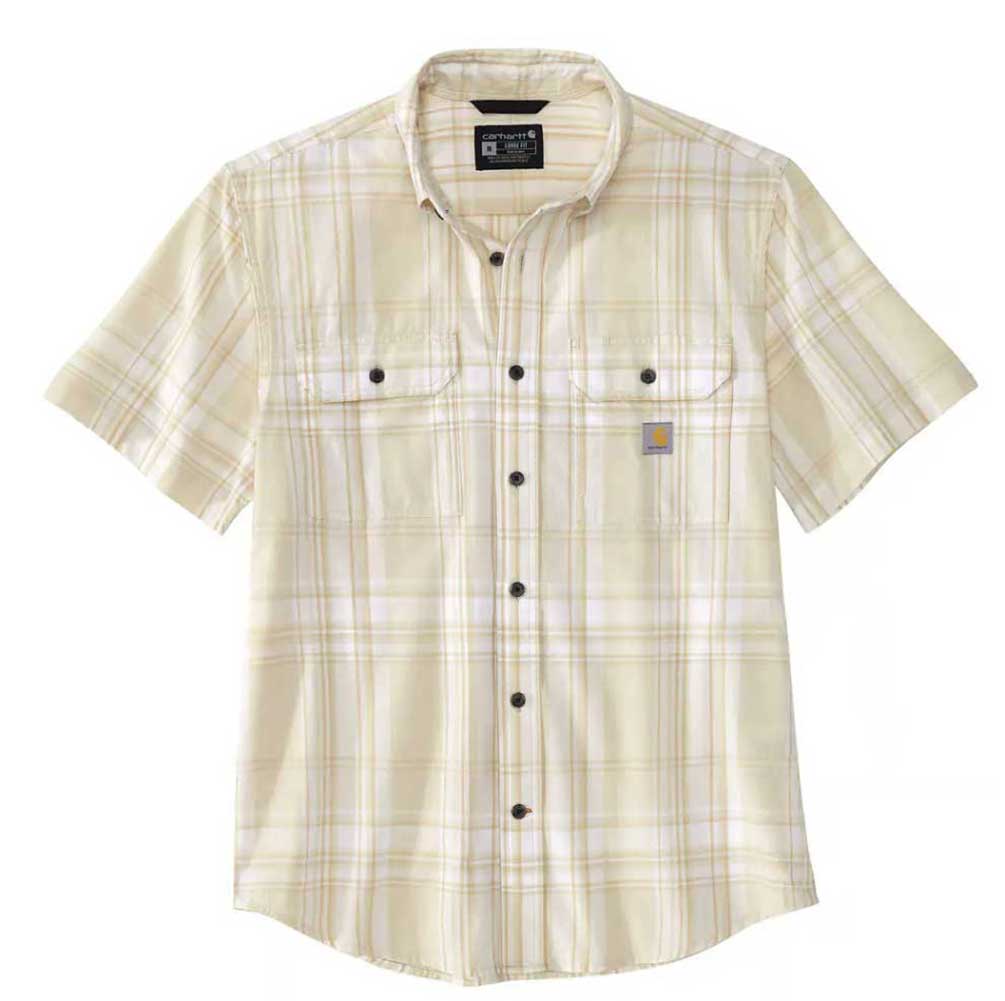 Carhartt Loose Fit Midweight Short-Sleeve Plaid Shirt – product image