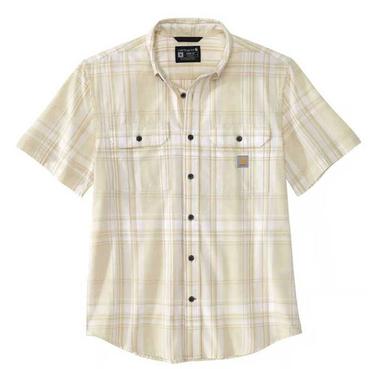 Carhartt Loose Fit Midweight Short-Sleeve Plaid Shirt – product image