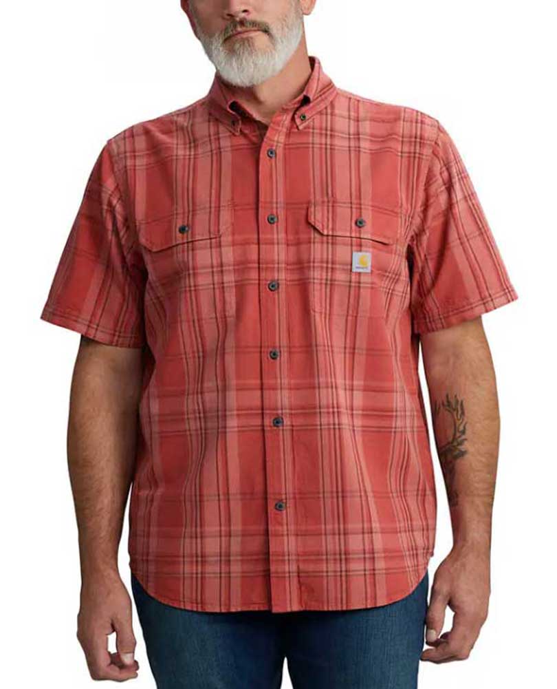 Carhartt Loose Fit Midweight Short - Sleeve Plaid Shirt - SundialCarhartt Loose Fit Midweight Short - Sleeve Plaid Shirt