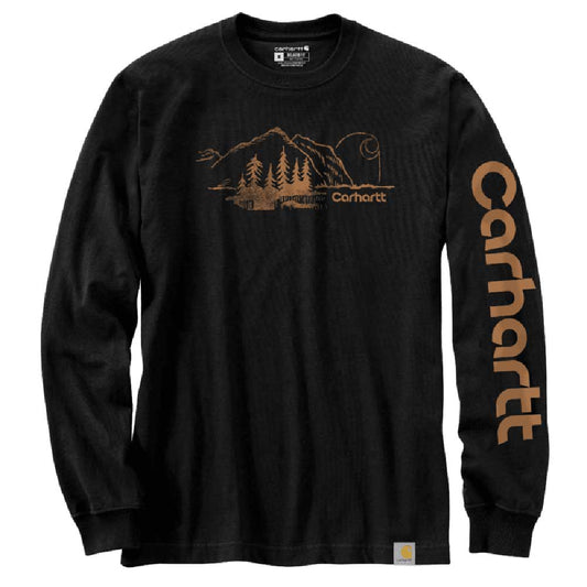 Carhartt Relaxed Fit Heavy Weight Graphic T-Shirt Black – product image
