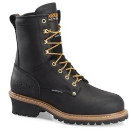 Carolina Elm 8" Steel Toe Insulated Waterproof Black Logger CA5823 – product image
