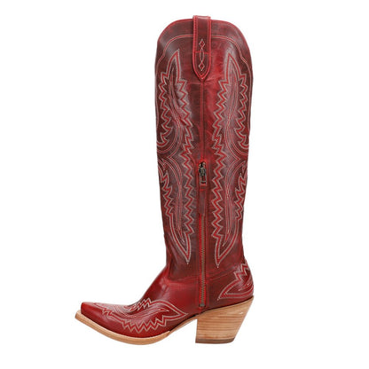Casanova Embroidered Snip Toe Zippered Cowboy Boots - SundialCasanova Embroidered Snip Toe Zippered Cowboy Boots
