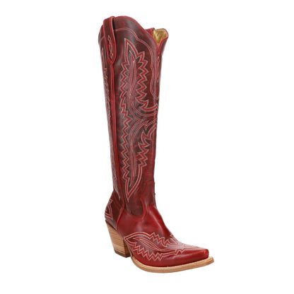 Casanova Embroidered Snip Toe Zippered Cowboy Boots - SundialCasanova Embroidered Snip Toe Zippered Cowboy Boots