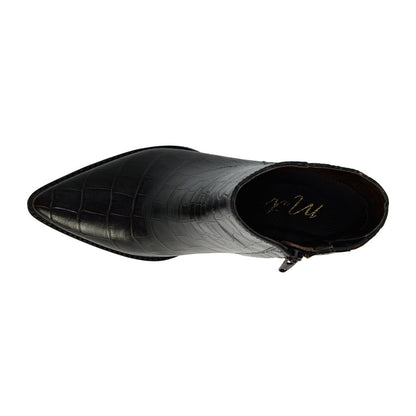 Caty Croc Pointed Toe Zippered Booties - SundialCaty Croc Pointed Toe Zippered Booties