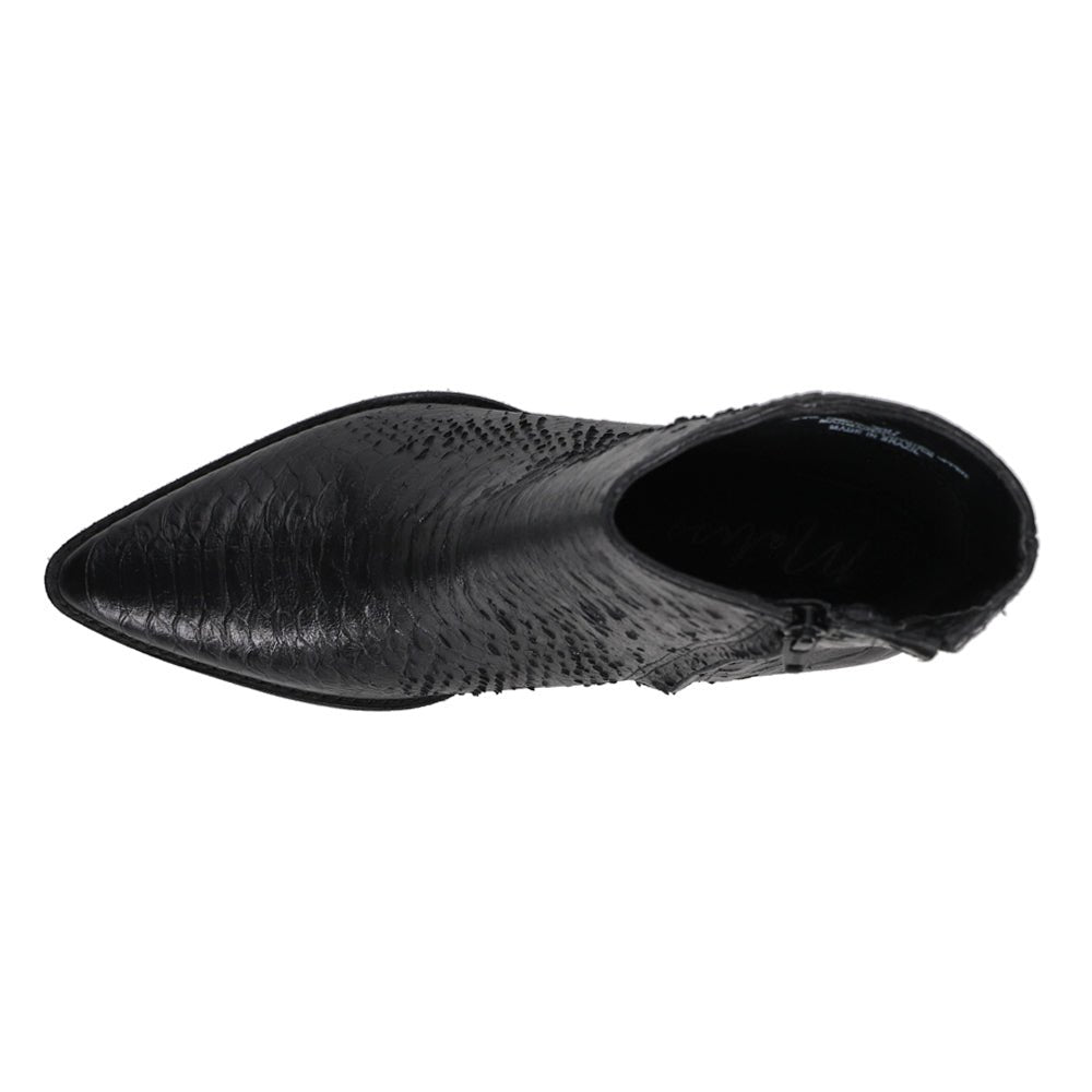 Caty Snake Pointed Toe Zippered Booties - SundialCaty Snake Pointed Toe Zippered Booties