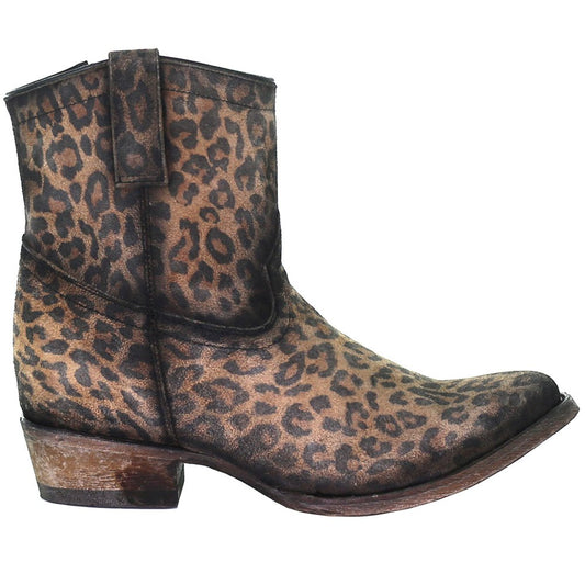 Cheetah Snip Toe Cowboy Booties - SundialCheetah Snip Toe Cowboy Booties