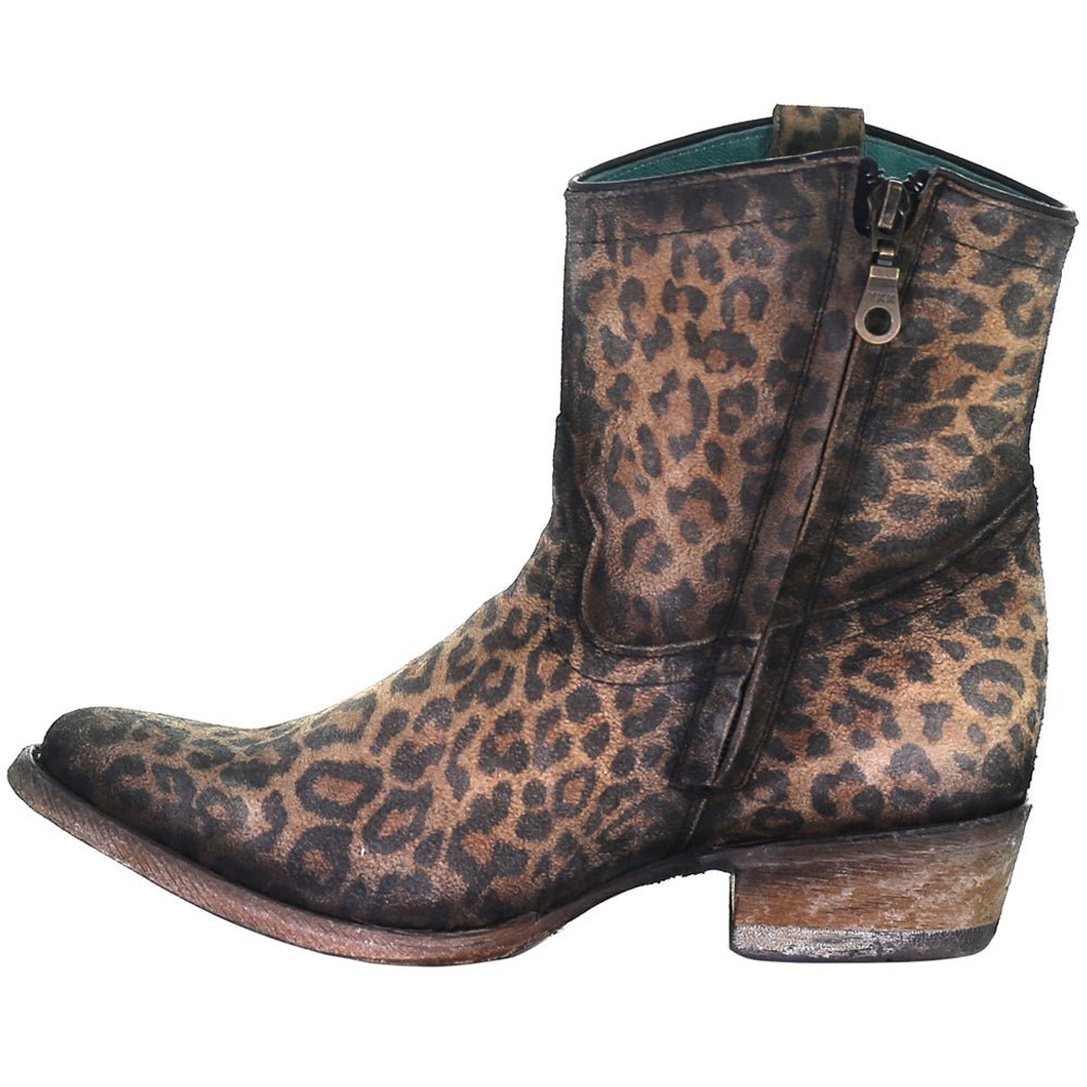 Cheetah Snip Toe Cowboy Booties - SundialCheetah Snip Toe Cowboy Booties