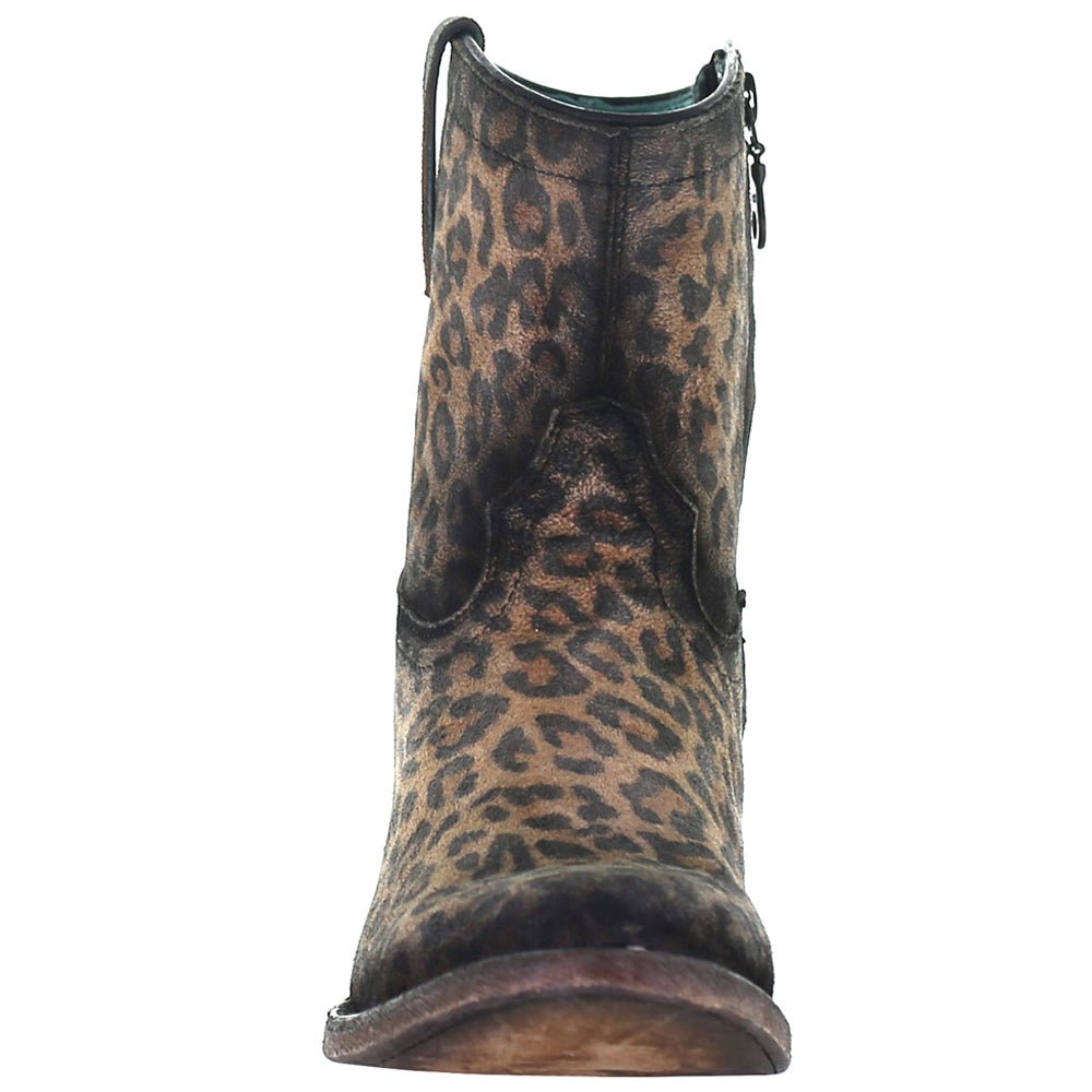 Cheetah Snip Toe Cowboy Booties - SundialCheetah Snip Toe Cowboy Booties